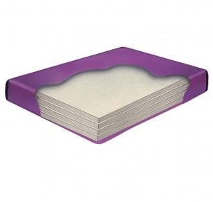 Waterbed 95% Ultra Waveless King Size Hardside (Wood Frame) Bladder Bundle Includes Free Fill&Drain Kit, Liner and Mattress Pad
