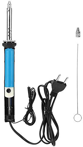 FTVOGUE Dual Use Elektro Lötkolben Schweißpistole Werkzeug Tin Suction Sucker Pen Entlöten mit Präzisionsspitze 30W(EU)