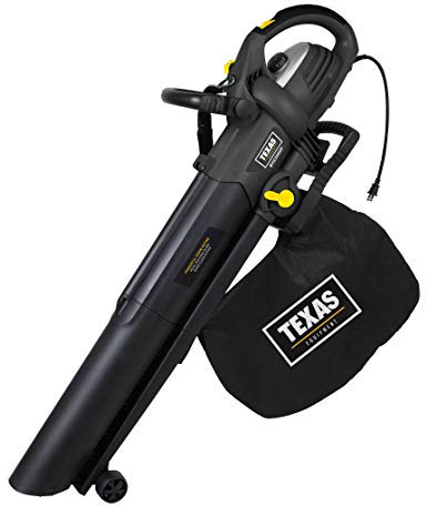 TEXAS BVX 3000P Laubsauger (Laubbläser, 3000 Watt Leistung, Integrierte Mulchfunktion, 30 Liter Fangsack)