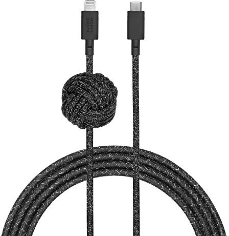 Native Union Night Cable - 10 ft Ultrastarkes, Verstärktes, Haltbares C auf Lightning [MFi-Zertifiziert] mit Beschwertem Knoten kompatibel mit iPhone 14/ iPhone 13 und mehr (Cosmos)