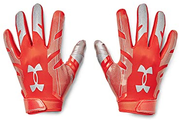 Under Armour Men's F8 Football Gloves , Dark Orange (860)/Black , Medium