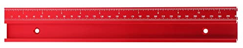 ViaGasaFamido T-Slot Rail Aluminium 300mm pour Scie à Table Fixation Précise Goulotte de Guidage Jig Fixture pour Travail du Bois Professionnel Léger et Résistant