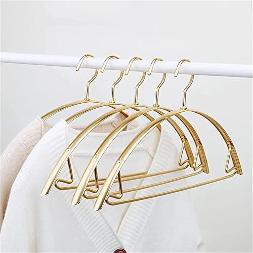 NIUBB Cintre de Veste 10 pièces/Ensemble de vêtements en Alliage d'aluminium sans Couture antidérapants étendoir Garde-Robe Stockage louche Veste Pantalon Cintre (Color : B, Size : 10pcs)
