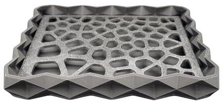 Porte Savon – Noir - Écologique en PLA Biosourcé – Fabrication Française - Grille Amovible pour Nettoyage Facile - Idéal pour Douche et Salle de Bain