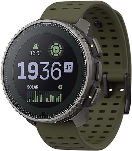 SUUNTO Vertical Abenteuer Uhr - GPS Smartwatch, Zweifrequenz GPS Navigation, Kostenlose Offline-Karten, mit Solarladung Akkulaufzeit bis zu 65 Tagen, Militärgeprüftes Gehäuse, 100m Wasserdichtigkeit