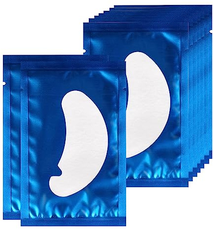 Lunamoon Augenpads für Wimpernverlängerung Wimpern Pads U-Shape 50Paar | Wimpernverlängerung Pad,Wimpern Augenpads,Eyelash Pad,Wimpern Patches,Eye Patch for Lash Extension,Wimpern Extension Zubehör