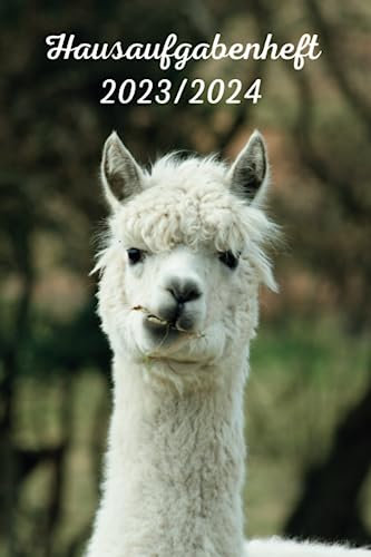 Hausaufgabenheft 2023/2024 Lama: Geeignet für Jungs, Mädchen, Teenager und alle Schüler , Schulplaner und Wochenplaner Mit Raum Für Notizen