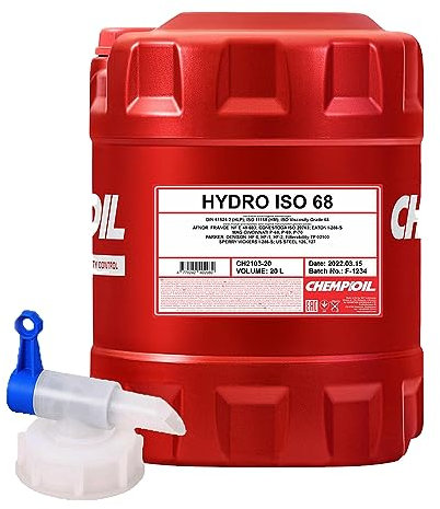 20L +Auslaufhahn CHEMPIOIL Hydro ISO 68 DIN 51524-2 (HLP) Hydrauliköl