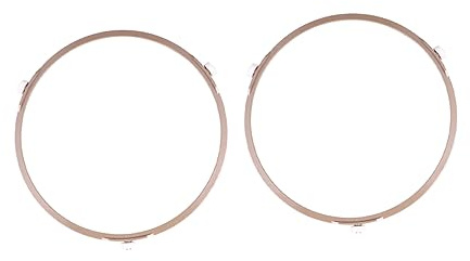 BESTonZON 4 Stück Paletten Walzen Halterung Rotierende Walze Für Backbleche Mikrowelle Teile Zubehör Walzenringe Für Mikrowellen Drehbares Tablett Plastik Glasteller Außendurchmesser