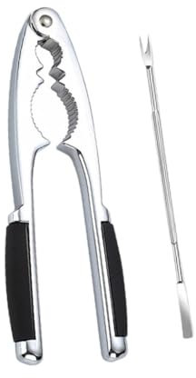 Garneck 2pcs Nut Clip Crab Plier Lobster Cracking Tools Walnut Opening Tools for Seafood Tong Walnut Tong in Kitchen Scenario
