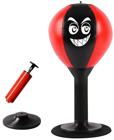 Funpunch - Schneller Boxball mit kleinem Saugnapf | Speedballs Boxen, Speedbag, Boxsack, freistehender Reflexsack für Kinder für Sportschmuck