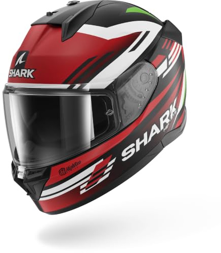 Shark D-Skwal 3 Firstlap Helmet, black/white/red/green, XS (53/54)