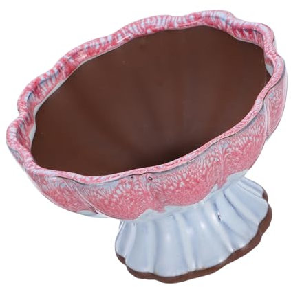 YARNOW Vaso Per Piante in Sabbia Vaso Per Fiori Bonsai Buona Permeabilità All Aria Forma Elegante e Semplice Fondo Piatto e Stabile