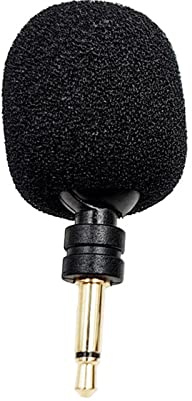 Mini-Klinkenmikrofon 3,5 mm tragbar klein 3,5 Klinke für Mikrofon Recorder Laptop Smartphone Android Handy Metall Mikrofon