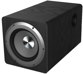 Subwoofer Home Theater, 6.5 Pulgadas de Madera subwoofer con Cable, Altavoces HiFi de 100W para televisores, teléfonos móviles, computadoras