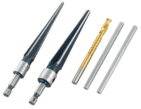 Carbon Steel Tapered Reamer Set for Precise Woodworking 3-13mm & 5-16mm with T Handle Professional Craftsmanship Tool Guitar Luthier Tool