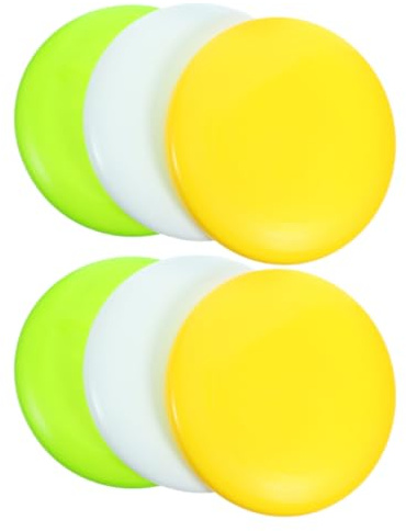 EXQUIMEUBLE 6 Stück Disc Golf mit Midrange Driver Putter und Zubehör Kleine Scheiben aus Strapazierfähigem Pe Material Leichtes Wurfgewicht für Anfänger und Outdoor Sport