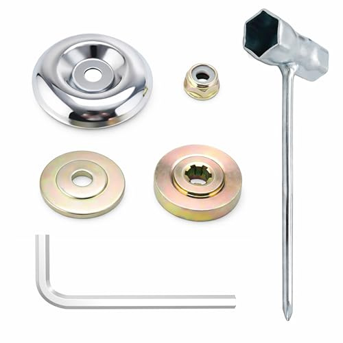 Rowglow 6pcs Tuercas Cuchilla Cabezal Desbrozadora Universal, Adaptador Cabezal Desbrozadora(6pcs)