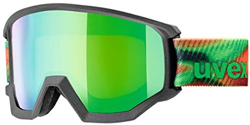uvex Erwachsene Skibrille Athletic FM, anthrazit matt, One Size, S5505205030