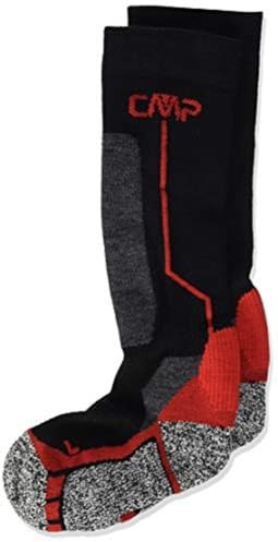 CMP Barn komfort skidstrumpa ull 3I49374, barn, 3I49374, Nero-Ferrari, 28 x 30