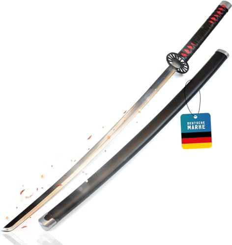 Demon Slayer - Kamado Tanjirou's Schwert, Katana – Kamado Tanjiro Katana Nichirin Sword, Animeschwert für Tanjiro Kostüm