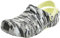 Crocs Unisex Adulto Bistro Work Graphic Clog Zueco, Black/Lime, 38/39 EU