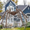iZoeL Decorazioni Halloween Decorazioni Halloween Casa 2 m Grande Ragno Marrone 7 x 5.5 m Ragnatela + Mini Ragni + Ragnatela, per Halloween Decorazioni Addobbi Halloween Accessori Horror Casa Stregata