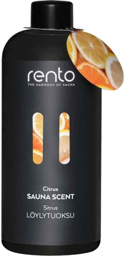 RENTO Sauna Scent 400 ml (13.52 Fl. Oz.), Scented Essential Oil, Made in Finland (Citrus)