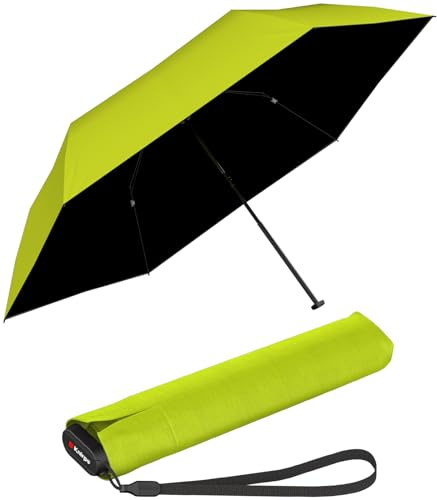 Knirps - Paraguas de Bolsillo Ultra US.050 Slim Manual - Ultraligero y Plano - Resistente a las Tormentas - Antiviento - 21 cm, 90 cm