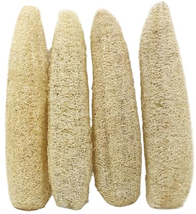 osiuujkw 4st Disktrasa Loofah Svamp Enkel rengöring Utan Diskmedel Nej Till Diskmedel För rengöring. Naturlig sidenpumpa är gjord