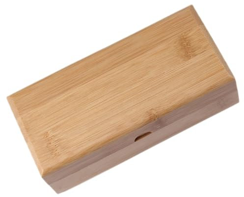 GALPADA Holz Brillenetui Tragbar Sonnenbrillenbox Brillenaufbewahrungsetui Aus Holz Brillenaufbewahrungsbox Kleine Brillenbox Retro-brillenbox