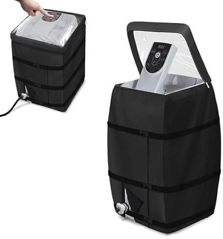 Hot Tub Pump Cover, Spa Heater Pump Cover Lazy Spa Cover,Waterproof Dustproof Spa Hot Tub Covers For Outdoor Bathtub Waterproof,16.9 * 15 * 21inch