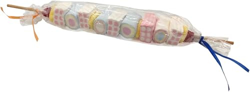 I laboratori di TONTON PIERROT - Pasticceria artigianale francese, spiedino: (marshmallow per feste o barbecue da grigliare 100 g. Confezione da 1