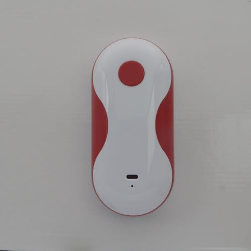 Apriscatole elettrico One-Touch automatico con coperchio Grabber, USB-C ricaricabile per anziani, rosso e bianco, 18,5 x 9,9 x 7,6 cm, funzionamento a basso rumore per la cucina