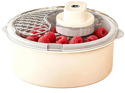 Centrifuga per insalata, elettrica per la pulizia e l'asciugatura dei prodotti