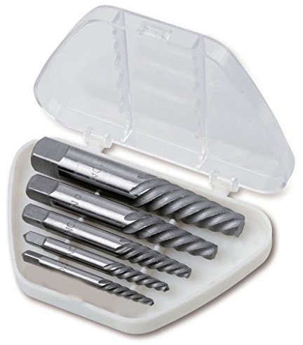 BETA 1430/S5 - Serie di estrattori conici per viti e prigionieri danneggiati destrorsi in astuccio di plastica