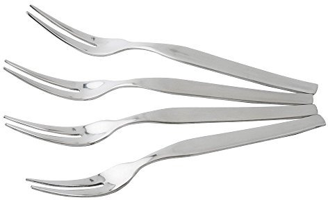 Weis Serviergabeln Set, Edelstahl, Silber, 13.5 x 1 x 2 cm, 4-Einheiten