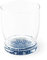 Excelsa Boheme Blue Juego de 6 Vasos de Agua con Fondo Decorado, Vidrio, Azul