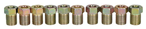 AB Tools M10 x 1 mm Macho de Acero Racores de unión a 3/16 Tubo de Freno 10PC