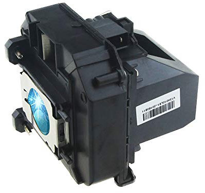 Lampe de projecteur de Rechange Huaute V13H010L64 / ELPLP64 avec boîtier pour projecteurs Epson PowerLite 1850W / 1880 / D6155W / D6250 VS350W / VS410