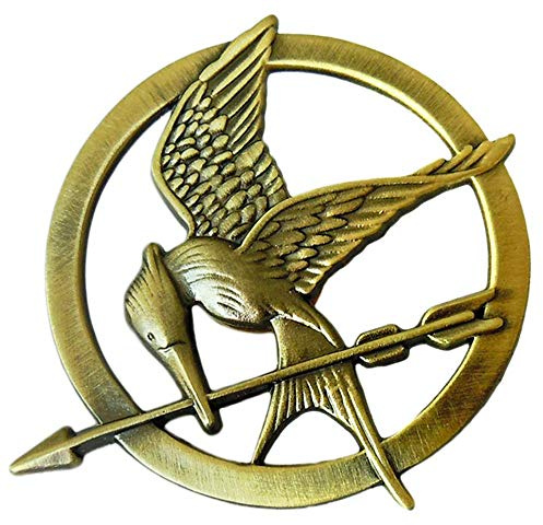 1 pièce Broche Katniss Everdeen du jeu de la faim, accessoire cosplay, réplique, pin Geai moqueur, insigne