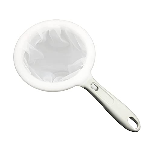 2 in 1 450 Mesh Kitchen Filtering Tool Ultra-fine Mesh Filter Portable Nylon Sieve Strainer Boiled Water Sifter 120 200 300 400 450 Mesh with Detachable Handle