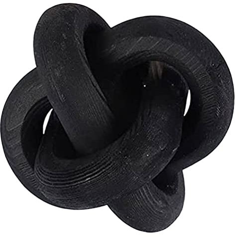 HOMSFOU Boho Wooden Link Chain Decor Home Decor Accessory Unusual Ornament for Living Space
