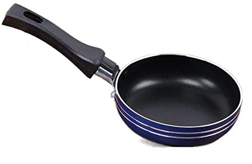 , Cacerola Sartén pequeña Mini Sartén antiadherente espesada Huevo frito Bistec Regalos Mercancía general Color aleatorio Wok