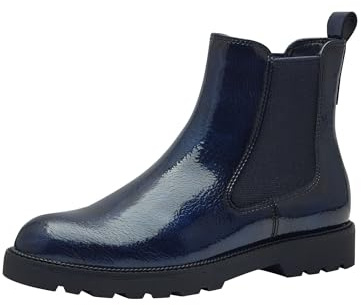 Tamaris Damen Chelsea Vegan; NAVY PATENT, EU 38