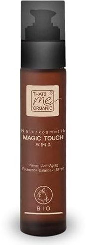 Thats me organic BIO Getönte Tagescreme MAGIC TOUCH 5in1 50 ml – BB Cream mit LSF 15 – Vegan & Cruelty-Free – Anti Aging Make Up mit Bio-Hyaluron – Naturkosmetik Make up für alle Hauttypen