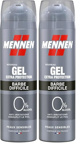 Mennen Gel De Rasage Barbe Difficile 200 ml (Lot de 2)