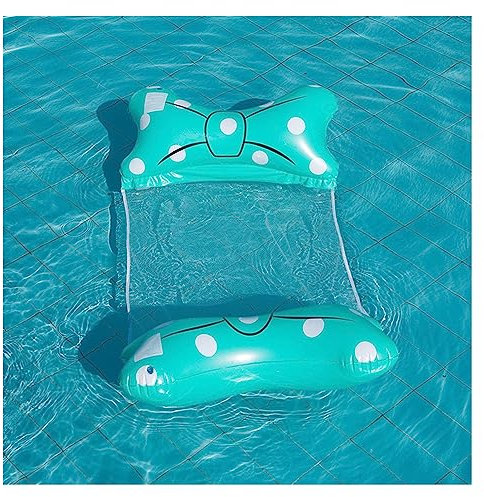 Flotteurs de Piscine pour Adultes Gonflable Eau hamac Piscine Chaise Longue Flotteur Jouet Eau canapé Pliable Gonflable hamac Piscine Accessoires Chaise d'eau Flottante(Blue)