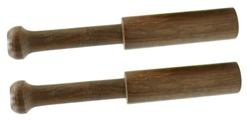 BESTonZON 2 Piezas Varilla de Golpeo para Cuenco Tibetano Madera Fina para Meditación Yoga