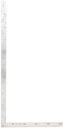 Rahmenwinkel, Edelstahl 90 Grad Rechtwinkliges Lineal, Messwinkel, Werkzeug, Zimmermannswinkel, Metall L Form Winkellineal, für Tischler, Ingenieure, Handwerker, Vermessung (500mm*250mm)
